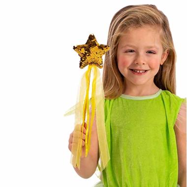 Bacchetta Fata Paillettes Oro cm.40 |Carnival Toys