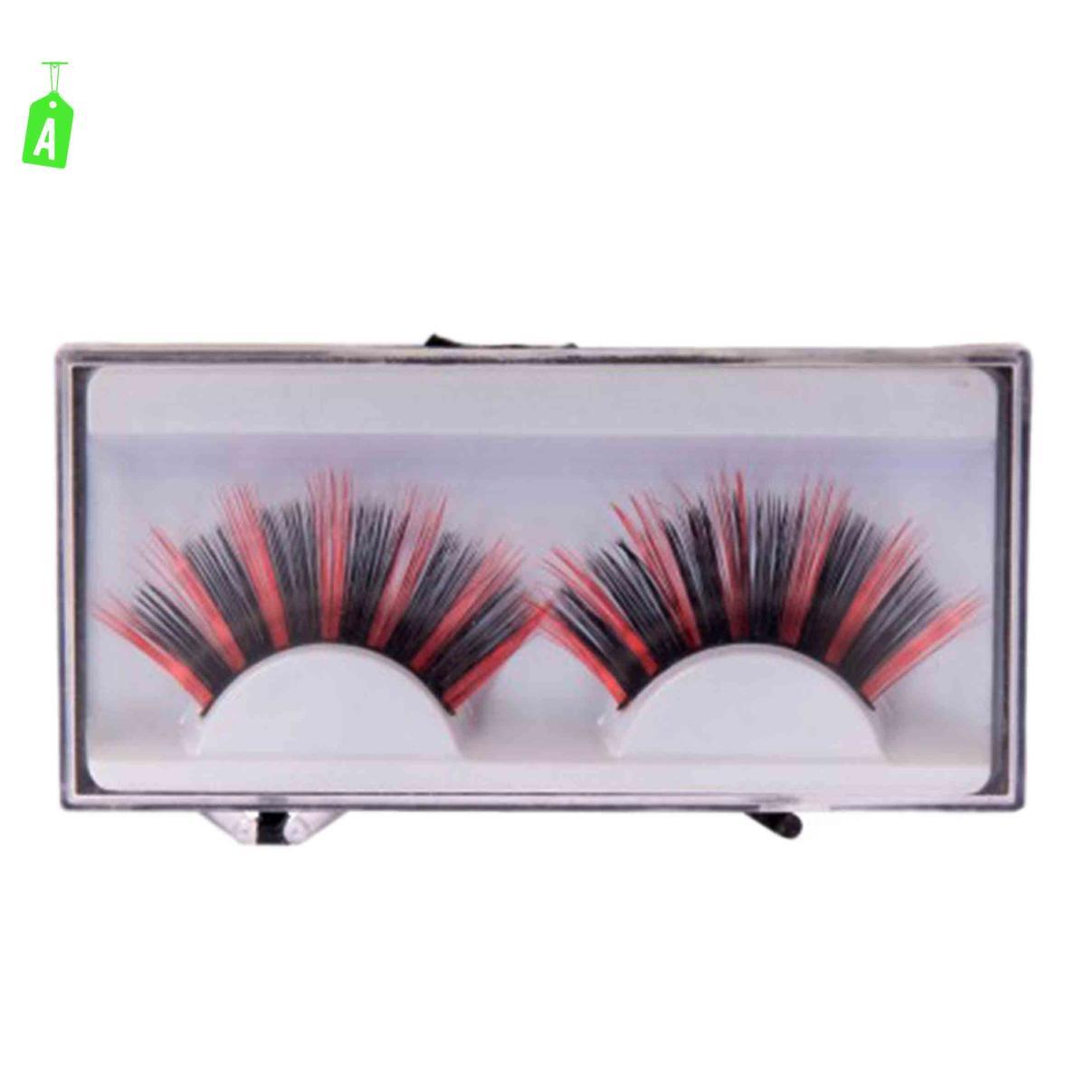 Trucco Ciglia Lunghe Nere 2 Colori |Carnival Toys