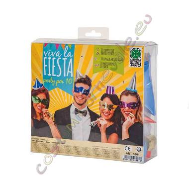Party Capodanno Set pz.30 per 10 Persone |Carnival Toys