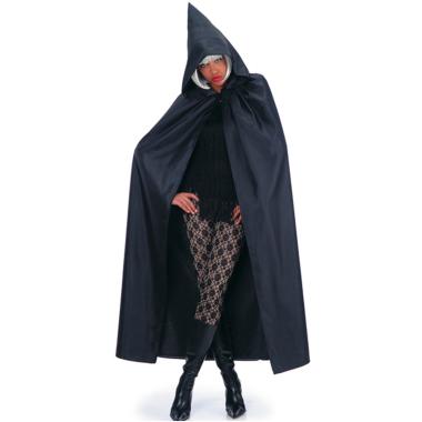 Mantello cm.140 Nero con Cappuccio |Carnival Toys