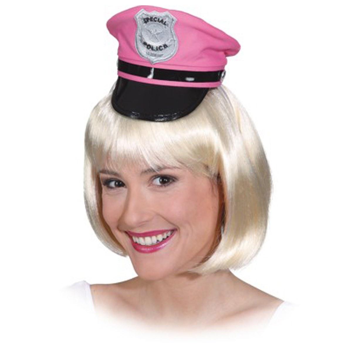 Cappello Mini Poliziotta Rosa |Orlob