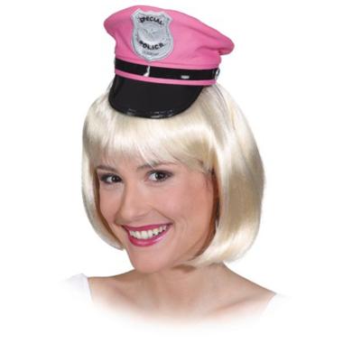 Cappello Mini Poliziotta Rosa |Orlob
