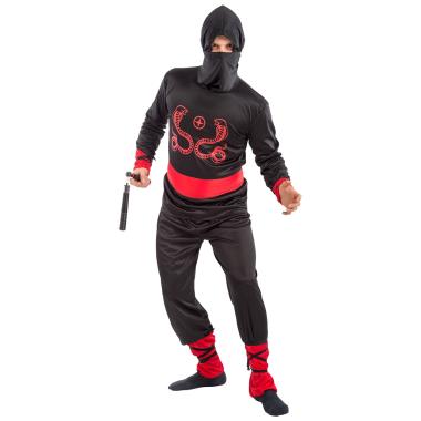 Costume Ninja Nero M/L |Carnival Toys