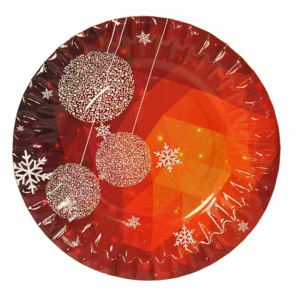 Piatti Carta Natale cm.ÃƒÂ˜18 December Set pz.z10 |M2 Store