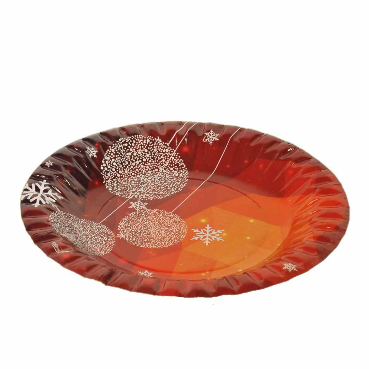 Piatti Carta Natale cm.ÃƒÂ˜18 December Set pz.z10 |M2 Store