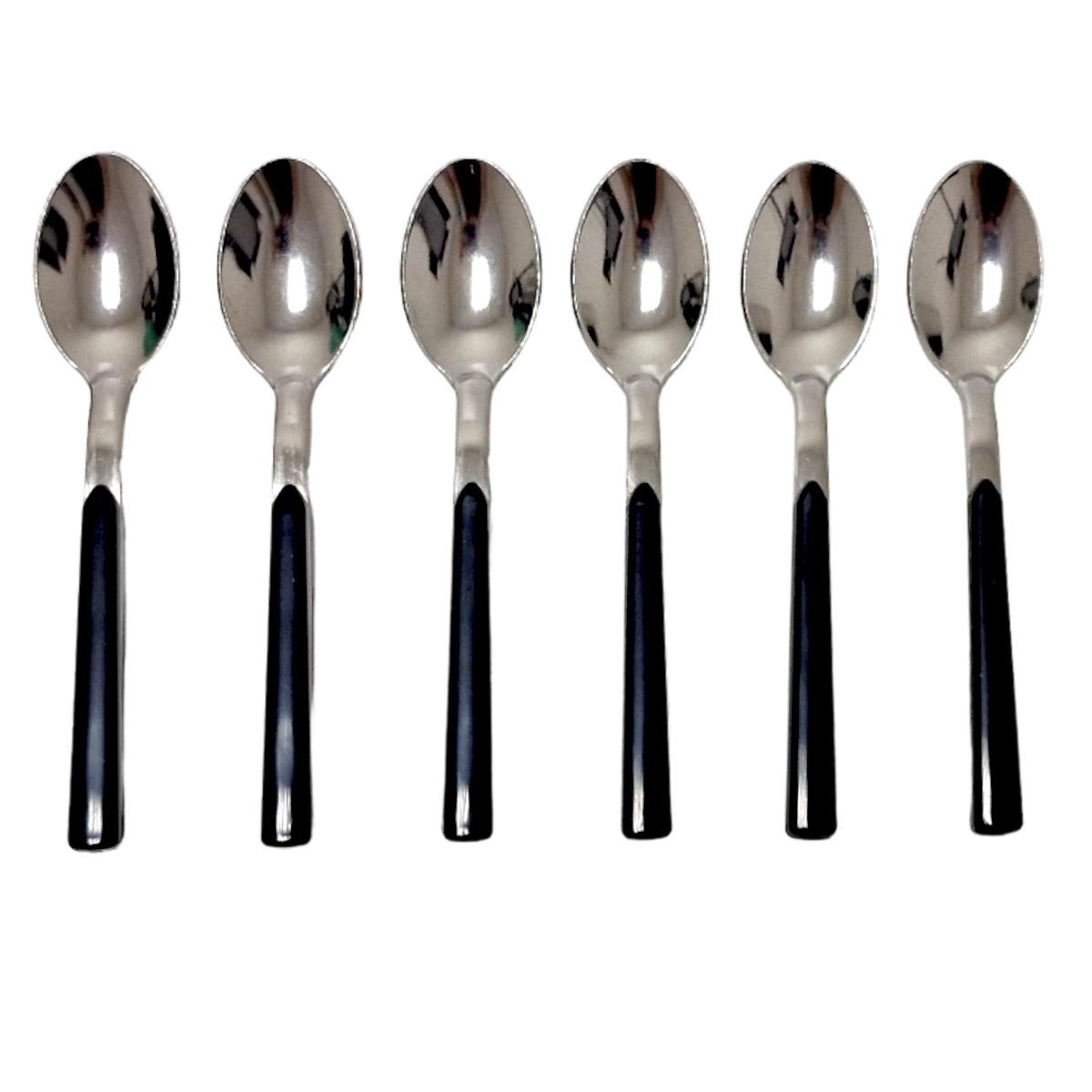 Posate Tavola Inox Set pz.24 Eme Fast Nere | Eme