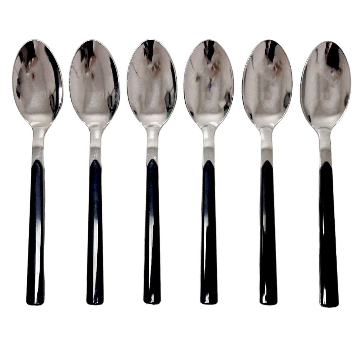 Posate Tavola Inox Set pz.24 Eme Fast Nere | Eme