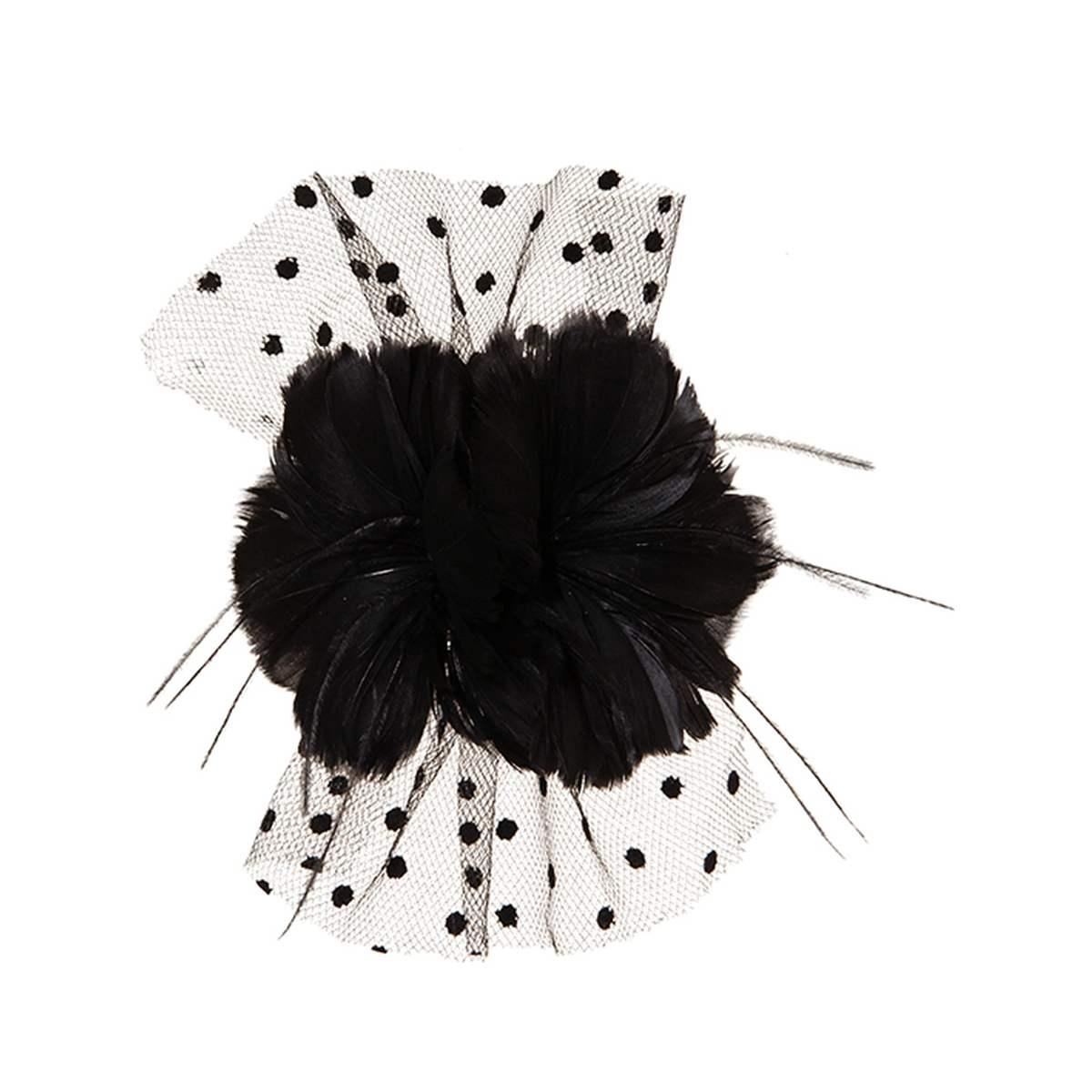 Spilla con Piume e Tulle |Orlob