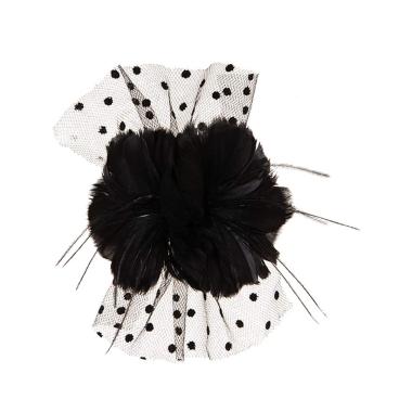 Spilla con Piume e Tulle |Orlob