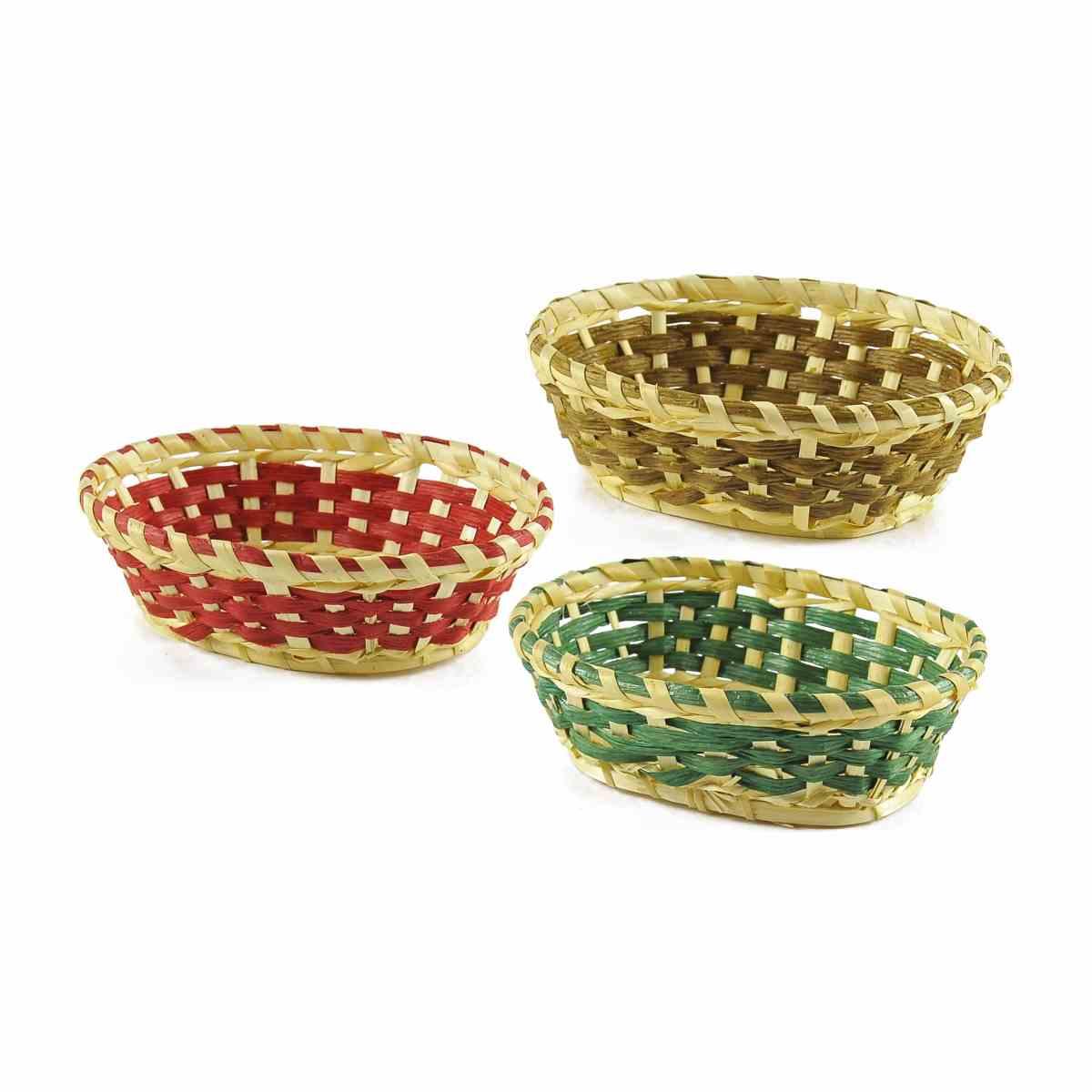 Cesto Vimini Ovale cm.16x13x6 | M2 Store