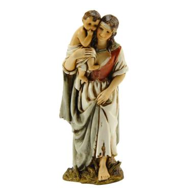 Statua cm.12 Zingara con Bambino | Moranduzzo