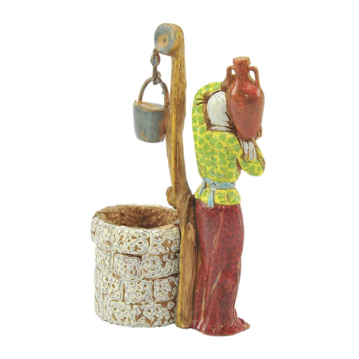 Statua cm.10 Donna al Pozzo con Anfora |Moranduzzo