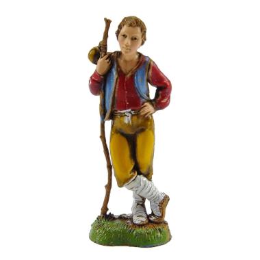 Statua cm.10 Giovane Appoggiato al Bastone | Moranduzzo
