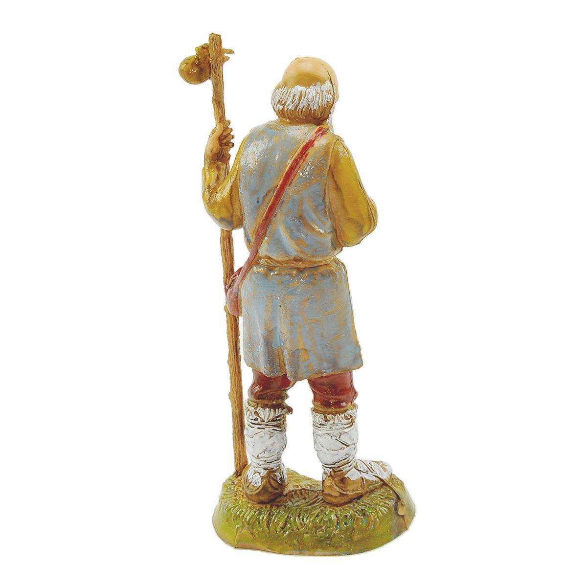 Statua cm.10 Vecchio con Bastone | Moranduzzo