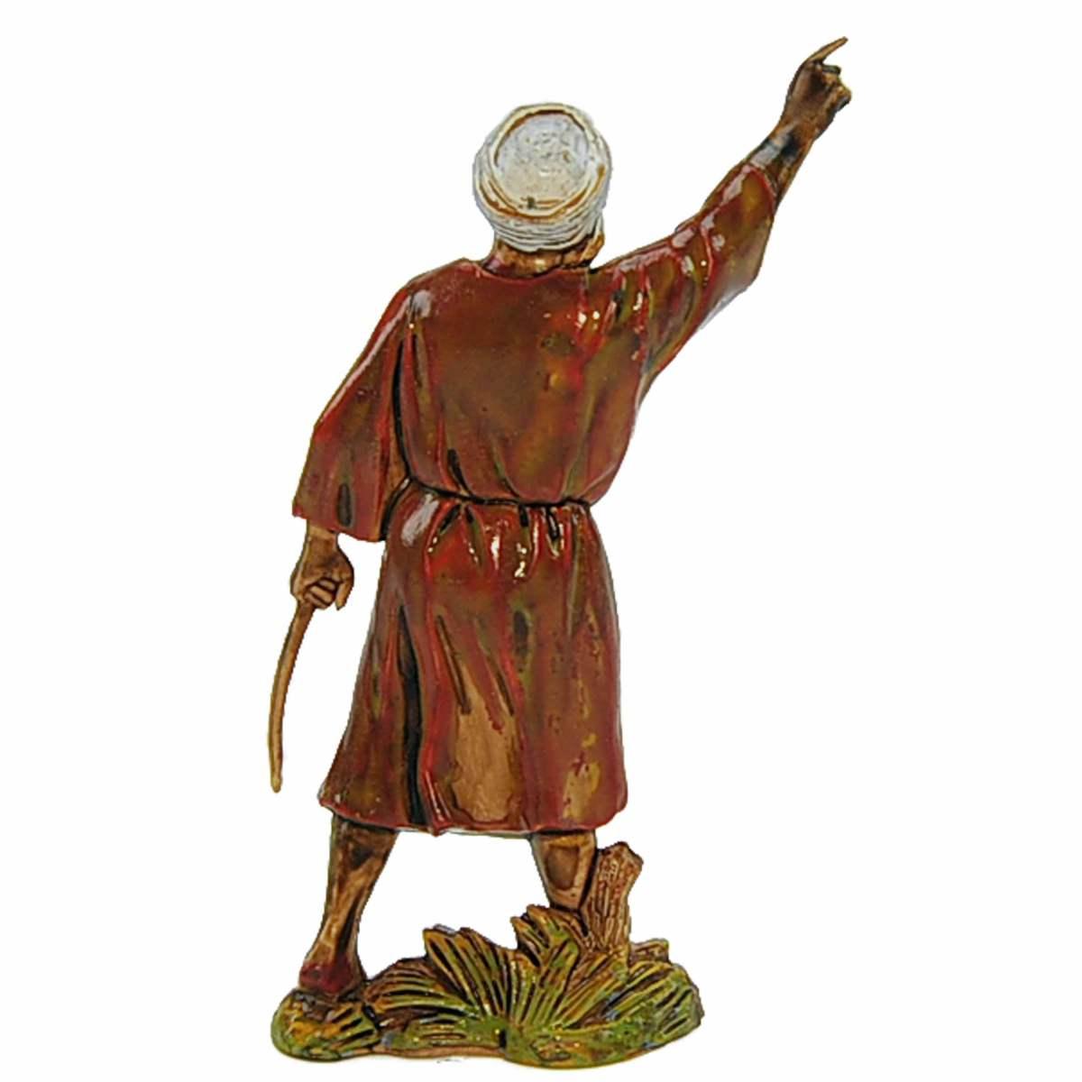 Statua cm.8 Conducente con Bastone | Moranduzzo