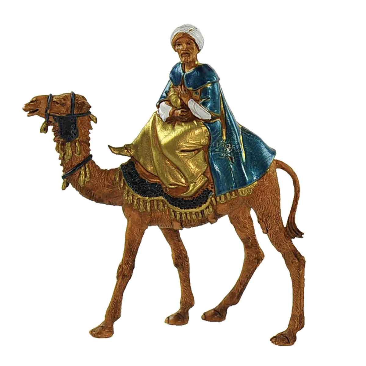 Statua cm.8 Re Magi con Cammelli Set pz.3 |Moranduzzo