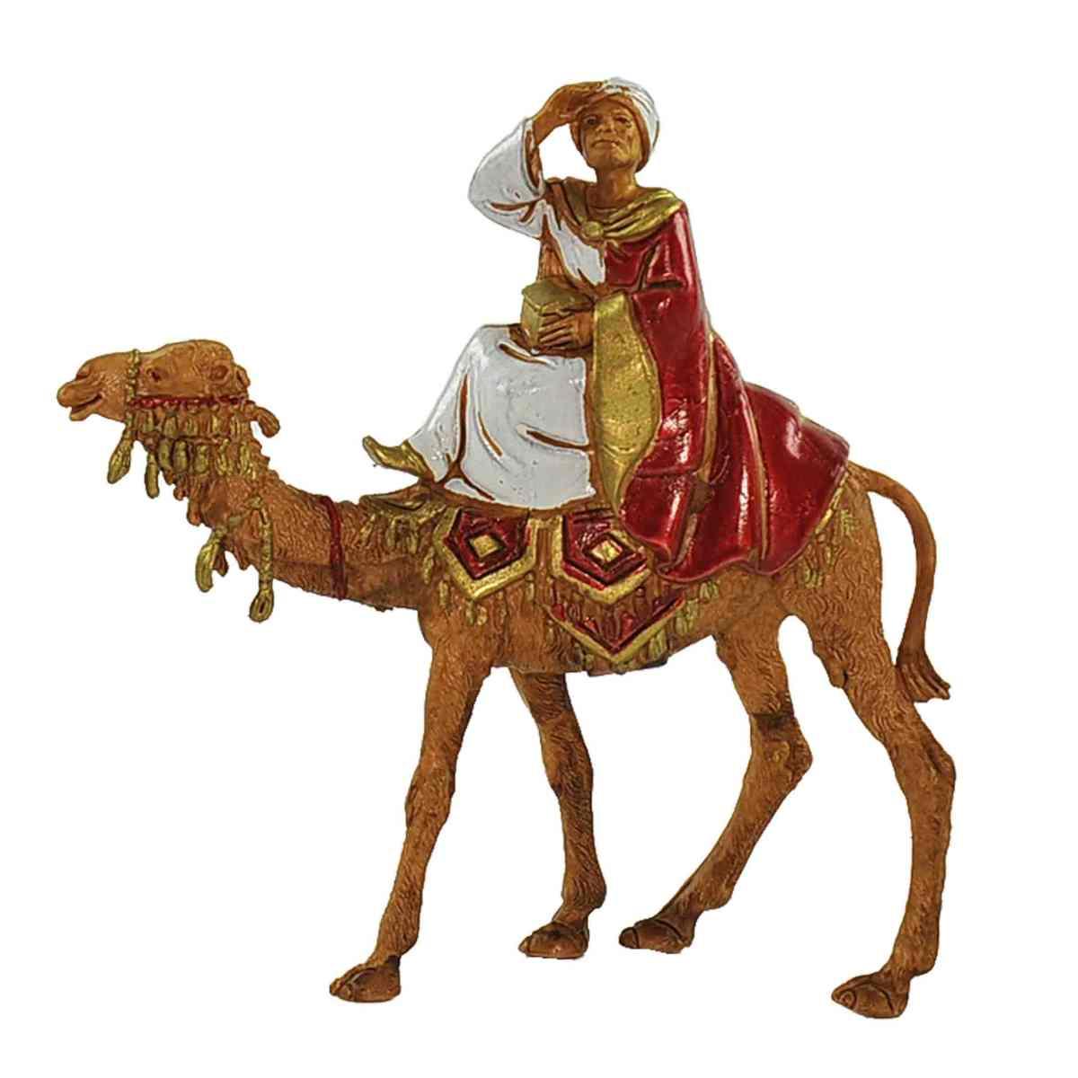 Statua cm.8 Re Magi con Cammelli Set pz.3 |Moranduzzo