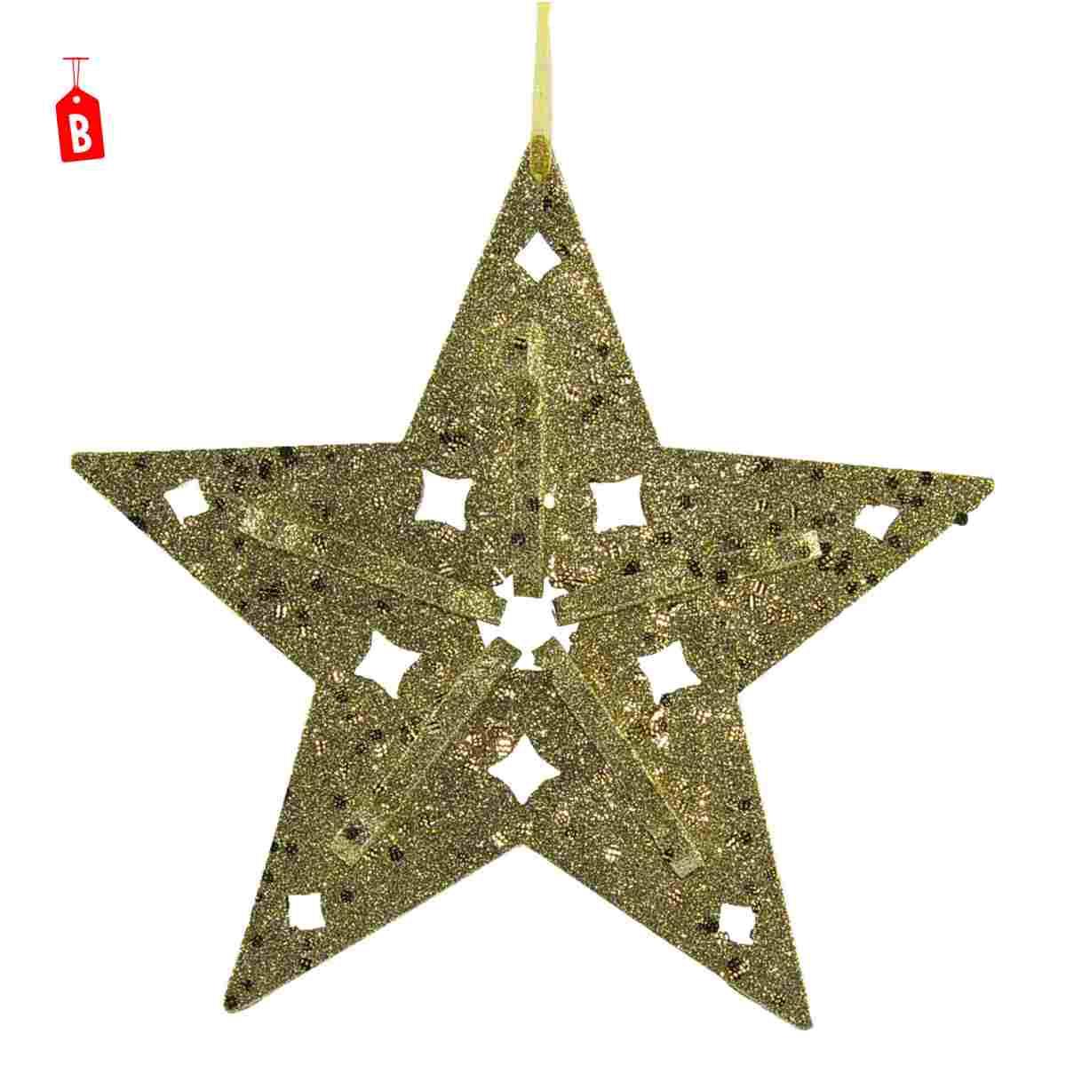 Decorazione Natalizia Stella Fiocco Neve Sfera 3D in Eva |M2 Store