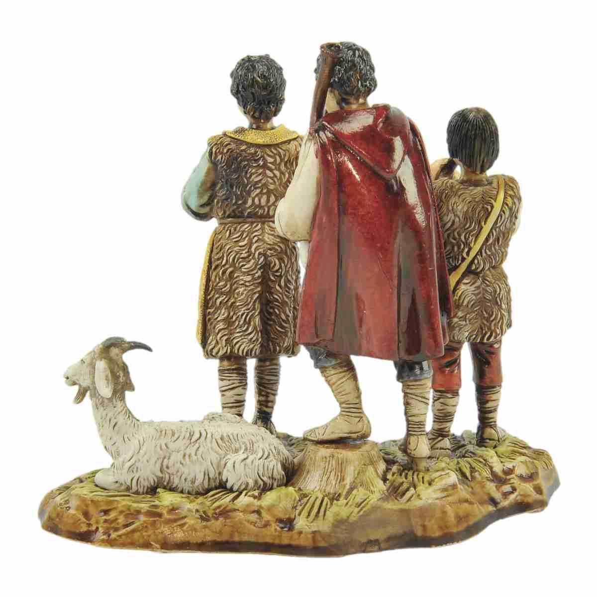 Statua cm.10 Gruppo Musicanti con Pecora | Moranduzzo