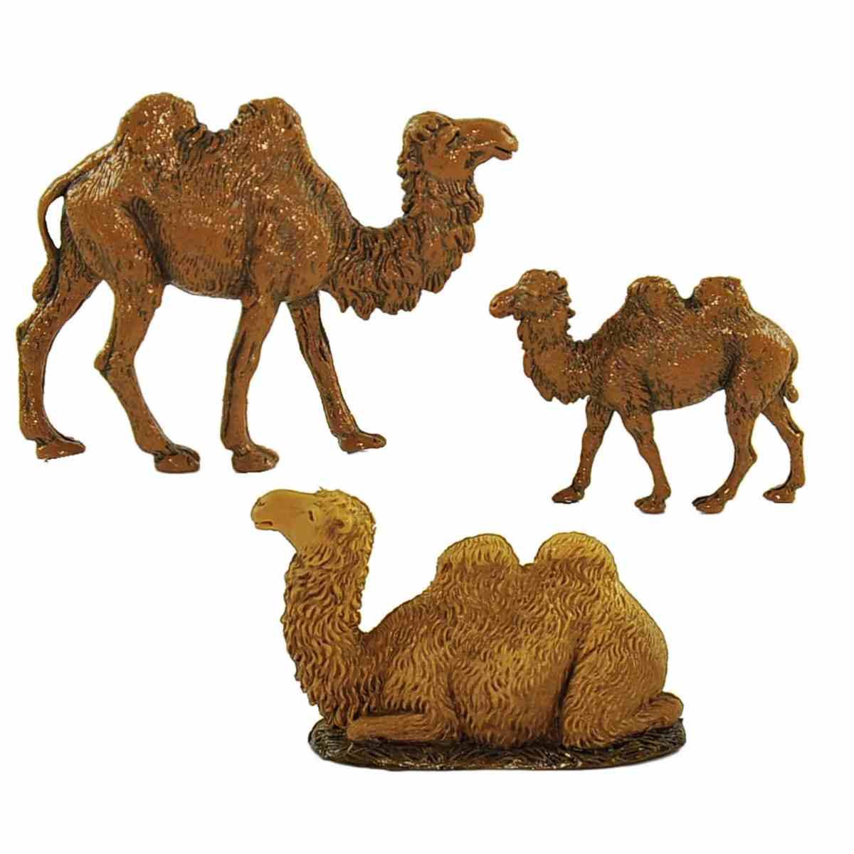 Animali Cammello Set 3 Pezzi Statue da cm.6 | Moranduzzo