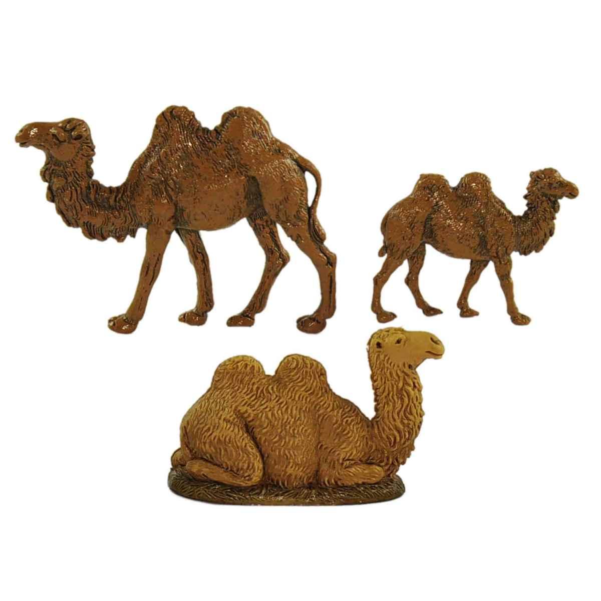 Animali Cammello Set 3 Pezzi Statue da cm.6 | Moranduzzo