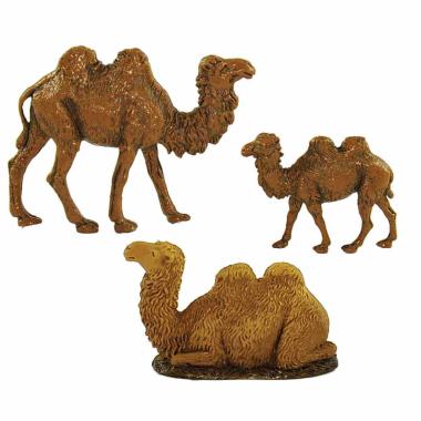 Animali Cammello Set 3 Pezzi Statue da cm.6 | Moranduzzo