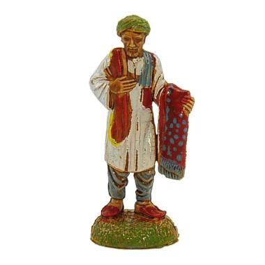 Statua presepe 6 cm arabo con stola