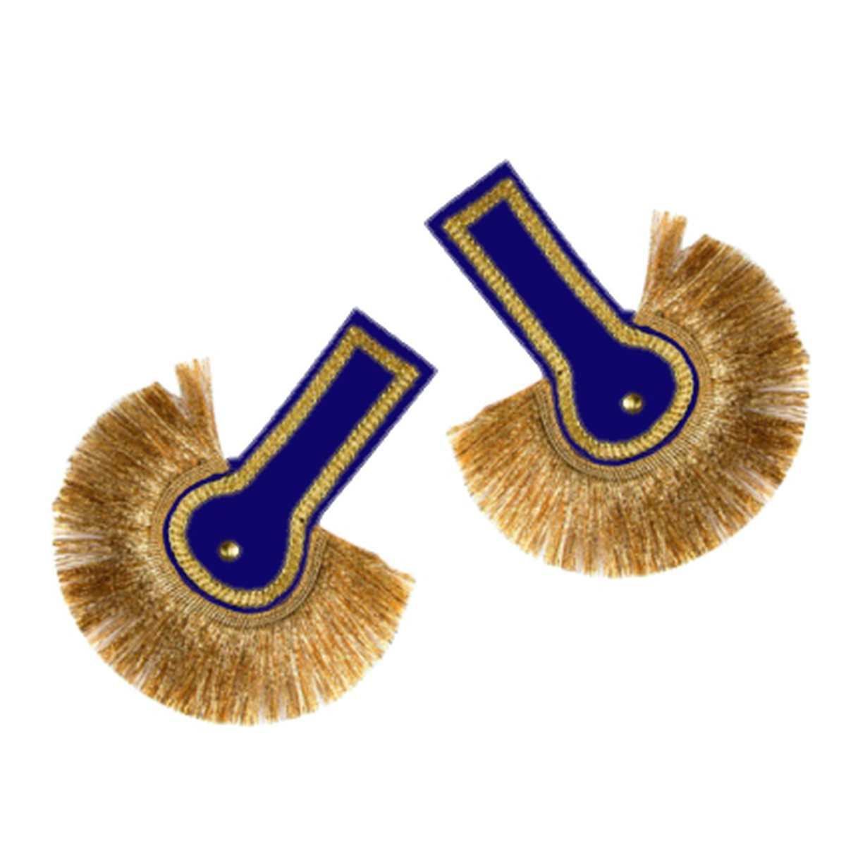 Spalline Generale Blu e Oro Set pz.2 |Orlob