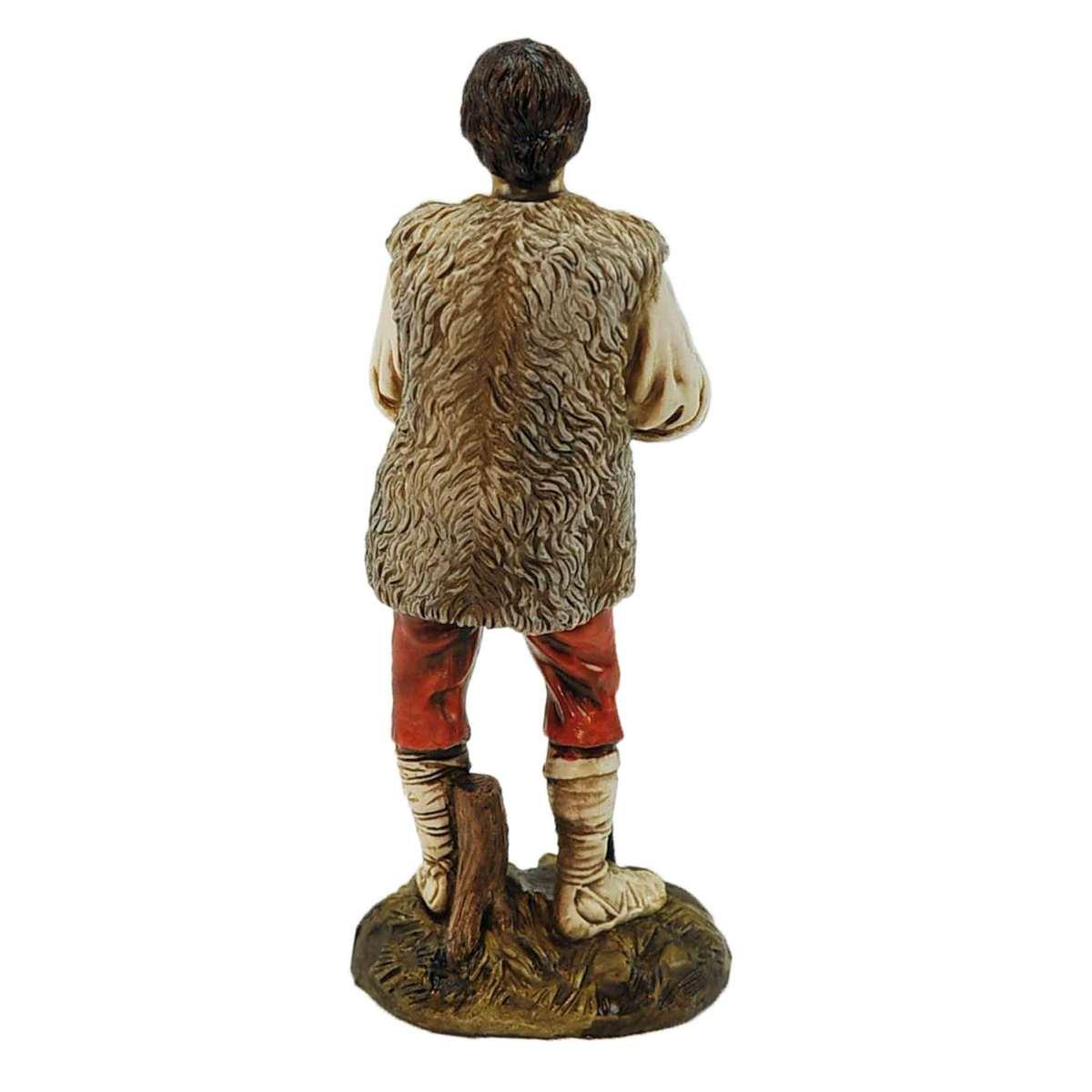 Statua cm.12 Pastore Guardiano con Bastone | Moranduzzo
