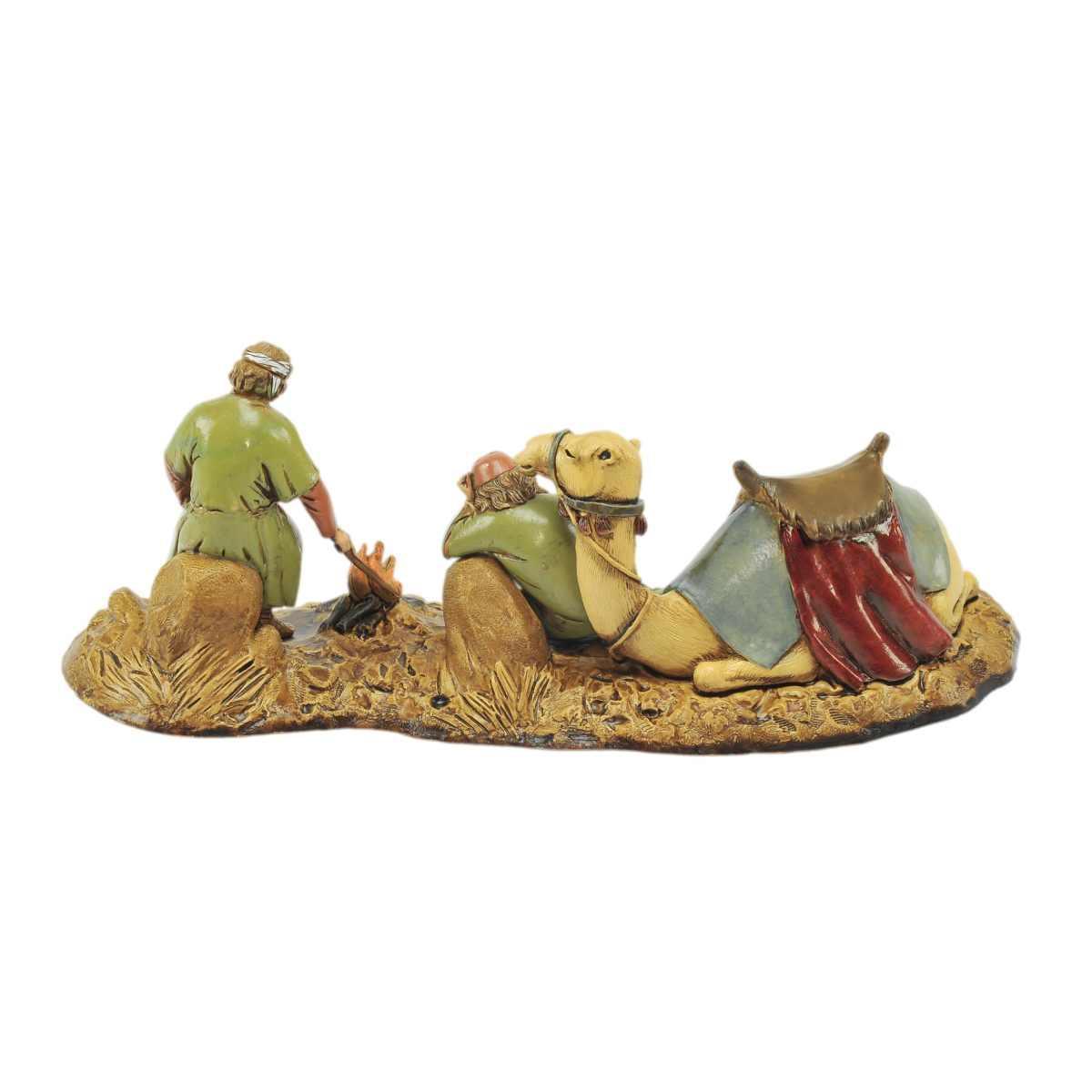 Statua cm.10 Cammellieri al Fuococon Cammello |Moranduzzo