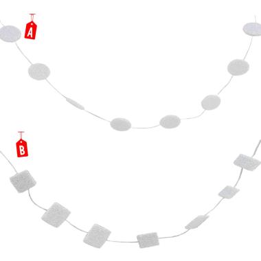 Ghirlanda cm.270 Bianca Forme 2 Modelli |Moranduzzo