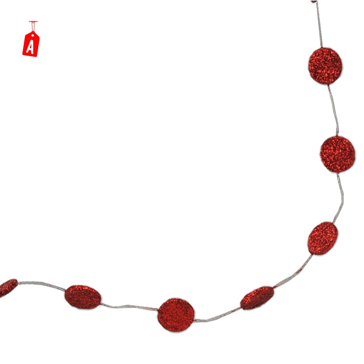 Ghirlanda mt.2,70 Rossa Forme 2 Modelli |Moranduzzo