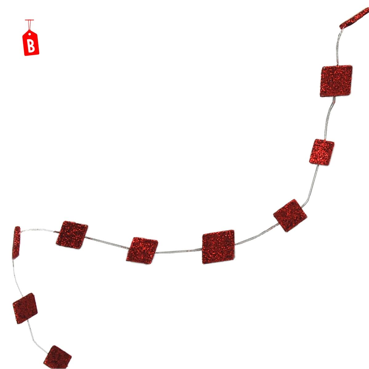 Ghirlanda mt.2,70 Rossa Forme 2 Modelli |Moranduzzo