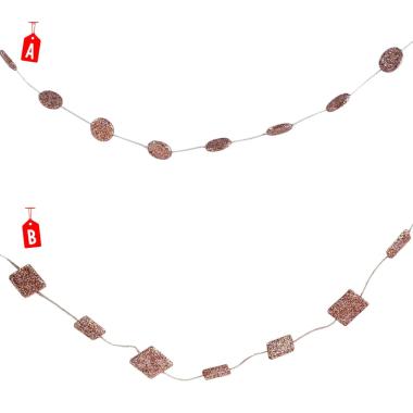 Ghirlanda cm.270 Bronzo/Rosa Forme 2 Modelli |Moranduzzo