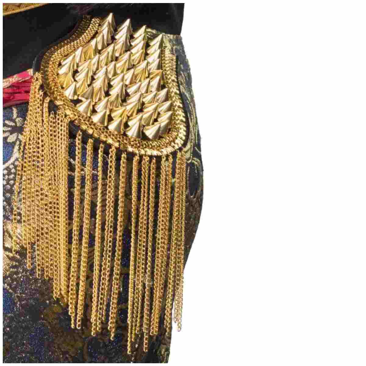 Spalline Generale con Borchie Oro Set pz.2 |Orlob